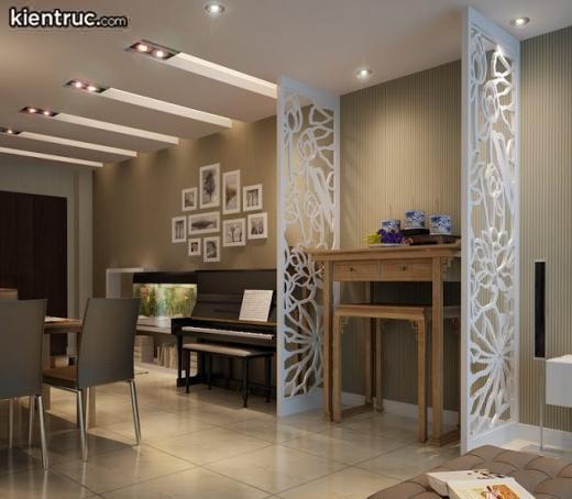 Bố trí bàn thờ gia tiên trong căn hộ, chung cư