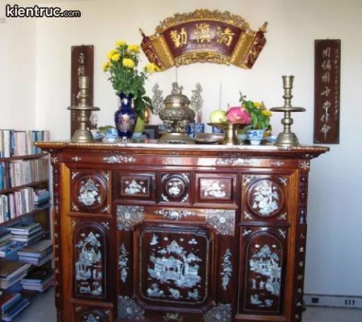 Cách bày trí bàn thờ theo phong thuỷ