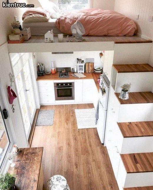 30 Mẫu Thiết Kế Chung Cư Mini 20m2 Đẹp Tối Ưu Không Gian