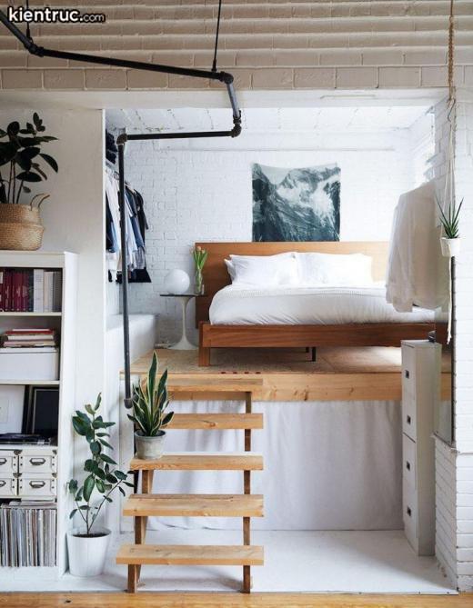 Hình ảnh thiết kế nội thất cho căn hộ nhỏ cực kỳ thông minh