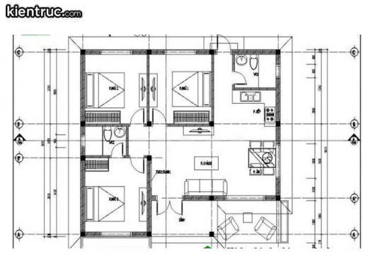 Bản vẽ nhà cấp 4