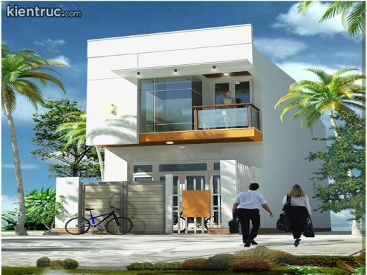 mẫu nhà ống 2 tầng đẹp