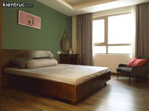  Một mẫu thiết kế nội thất chung cư nhỏ cho phòng ngủ với lối bài trí đơn giản