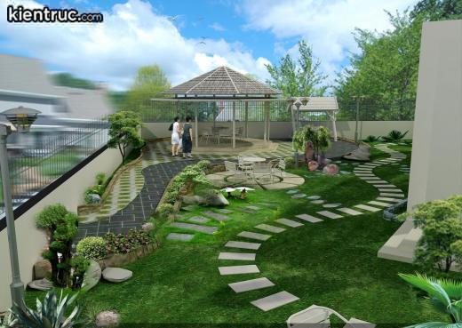 Những mẫu thiết kế sân vườn hợp phong thủy mang lại nhiều tài lộc vượng khí