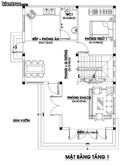 Bản vẽ nhà 2 tầng 