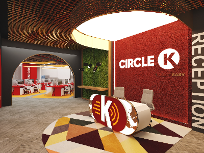 Thiết kế nội thất Văn Phòng tại Hồ Chí Minh VĂN PHÒNG CIRCLE K ( ĐỒ ÁN )