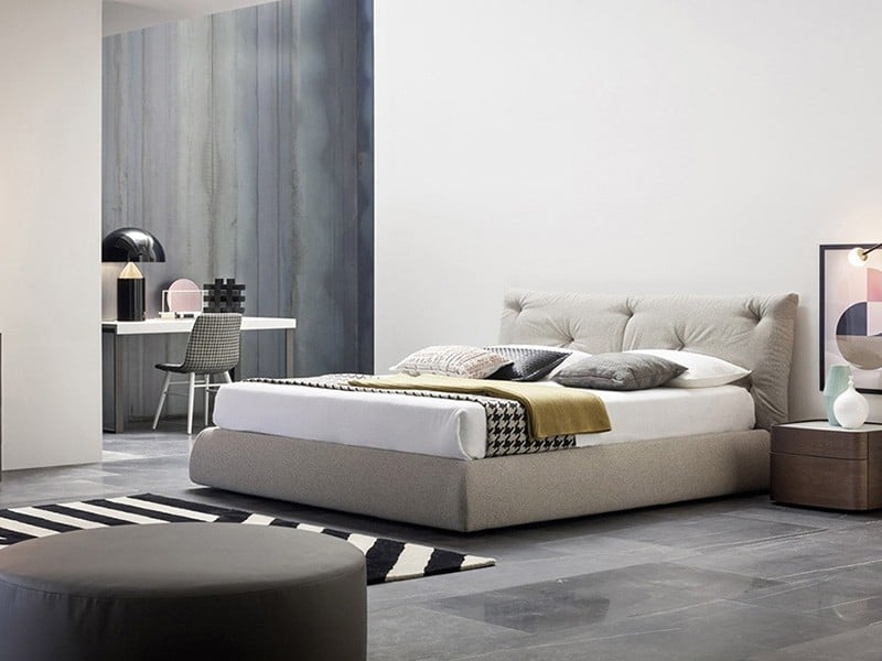 Giường Ngủ Bọc Nệm Hiện ĐạiMô tả sản phẩm - Chất liệu: Khung MDF, bọc nệm vải cao cấp.