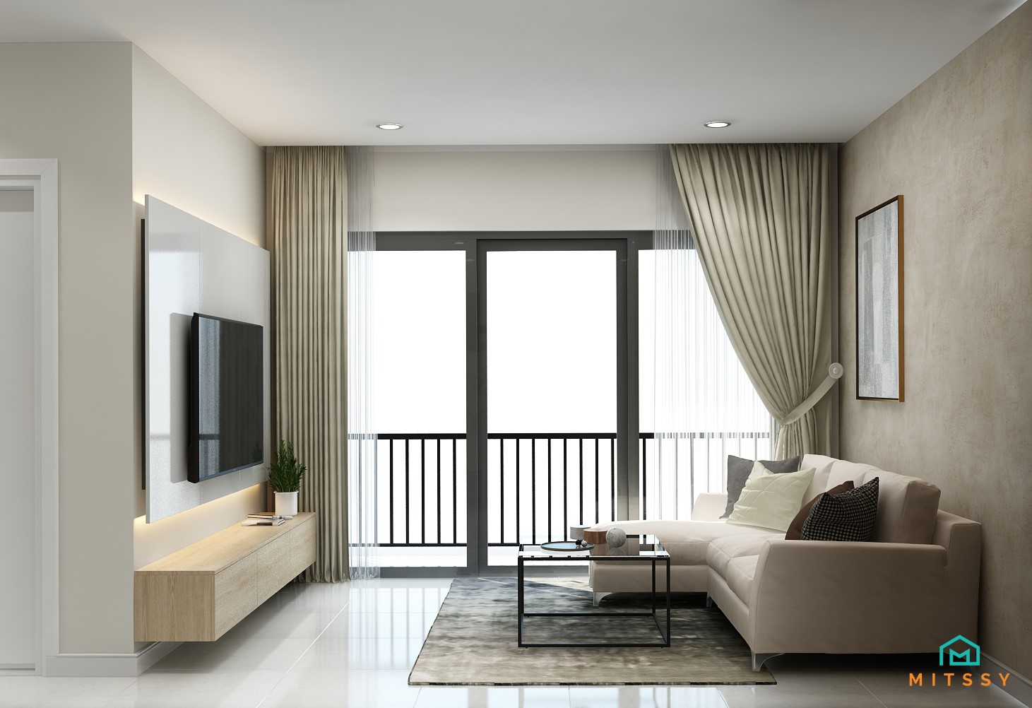 CĂN HỘ PALM HEIGHT TINH TẾ, PHÓNG KHOÁNG VỚI PHONG CÁCH HIỆN ĐẠI