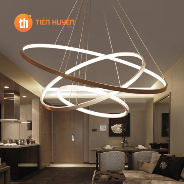 Đèn thả MK 3 vòng PL-5107 90w phi 40-60-80Chuyên thi công- lắp đặt