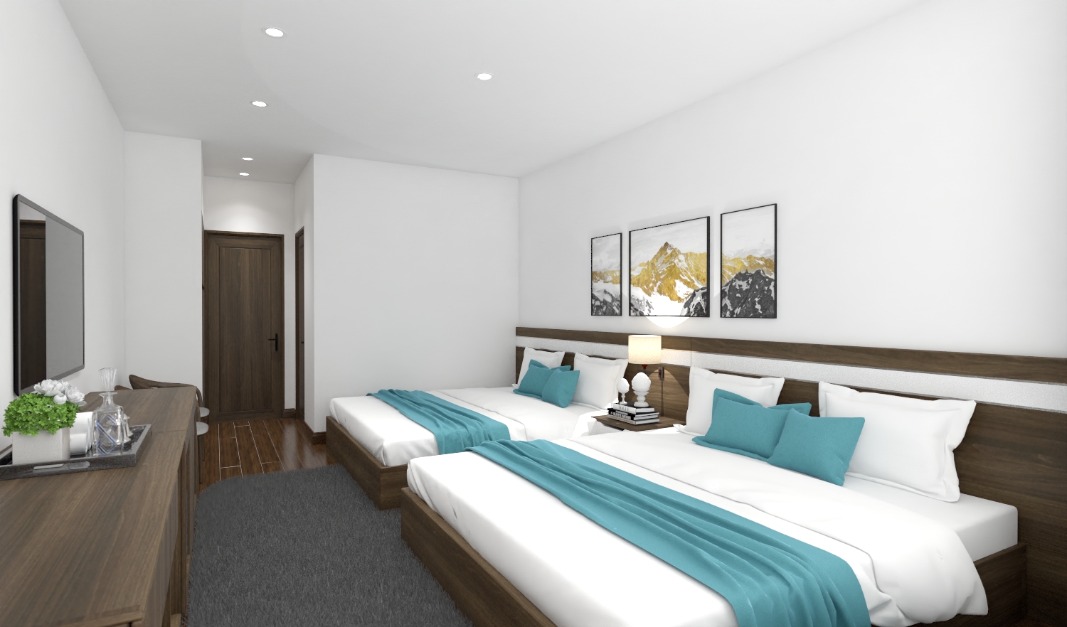 Thiết kế nội thất Khách Sạn tại Quảng Ninh Nhà nghỉ tại Vân Đồn - Quảng Ninh 1590807447 0