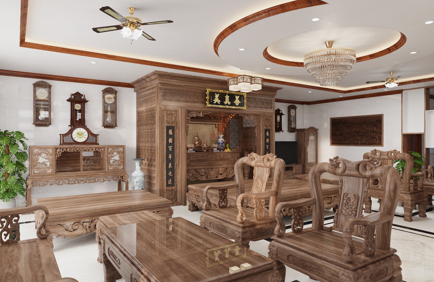 Thiết kế nội thất Biệt Thự tại Nam Định Living House 1573645678 13