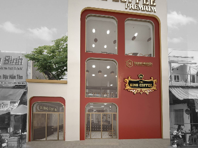Thiết kế Cafe tại Hồ Chí Minh King coffee Quận 7