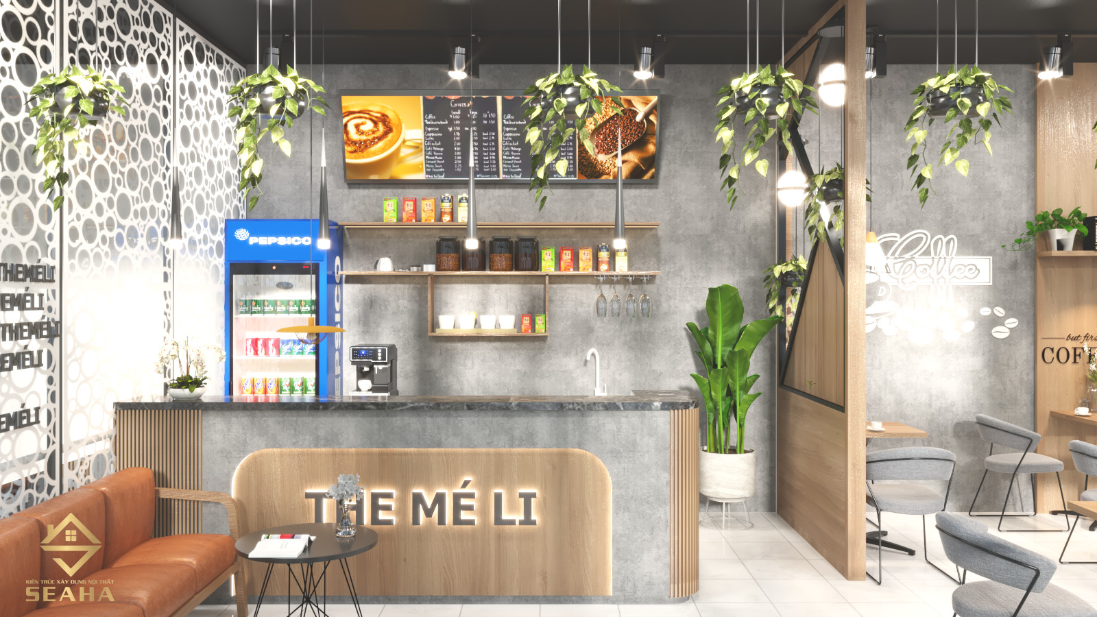 Thiết kế nội thất Cafe tại Nghệ An THE MELI NGHỆ AN 1628345909 2