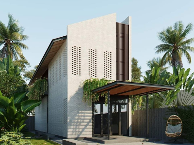 Thiết kế Nhà tại Tiền Giang Cấp 4 Gác Lửng Tiền Giang