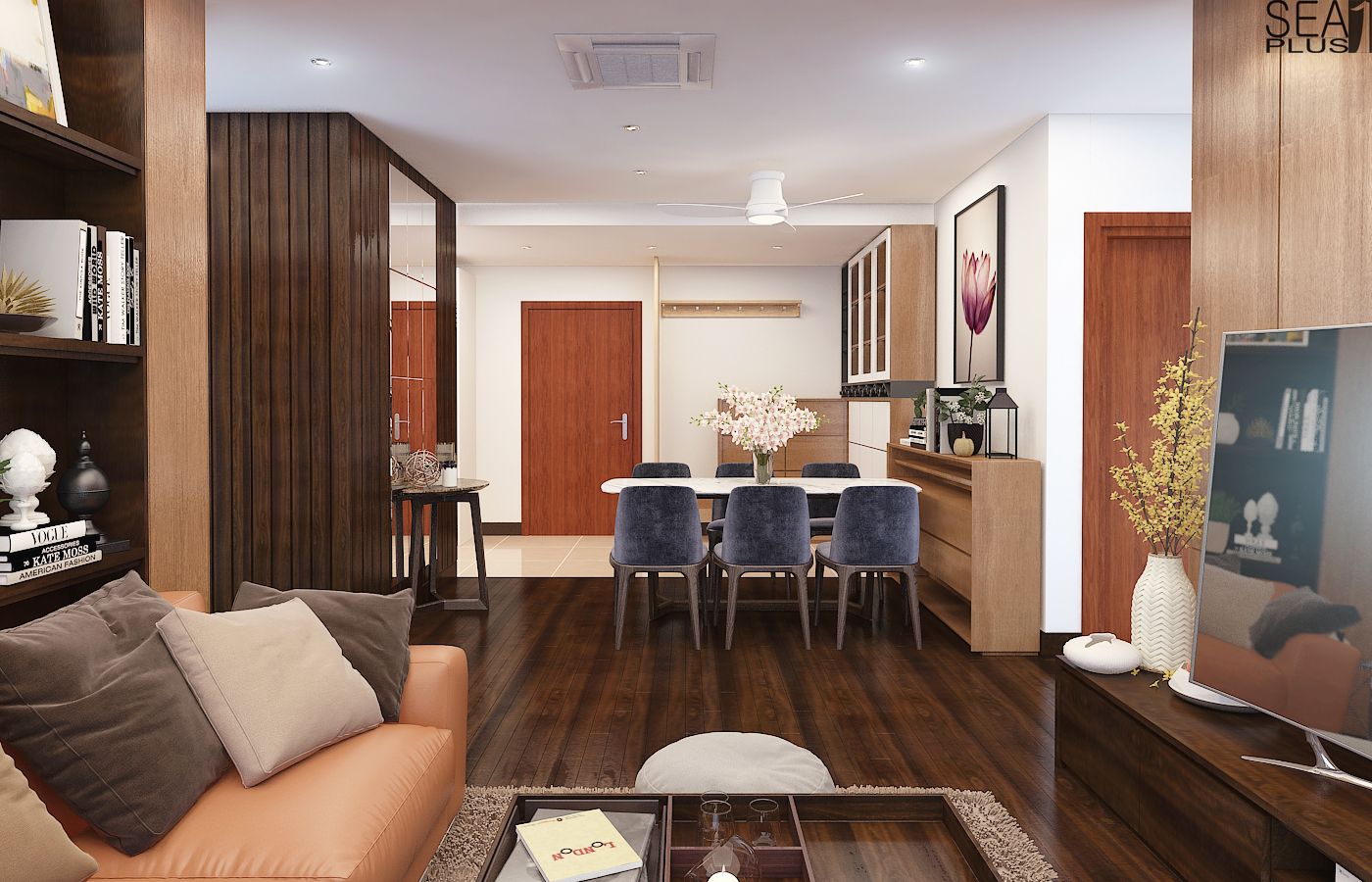 thiết kế nội thất chung cư tại Hà Nội Căn hộ chung cư GoldMark  1 1562020150