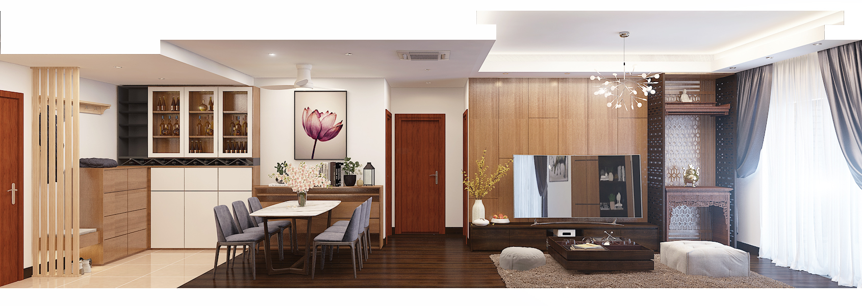 thiết kế nội thất chung cư tại Hà Nội Căn hộ chung cư GoldMark  7 1562020152