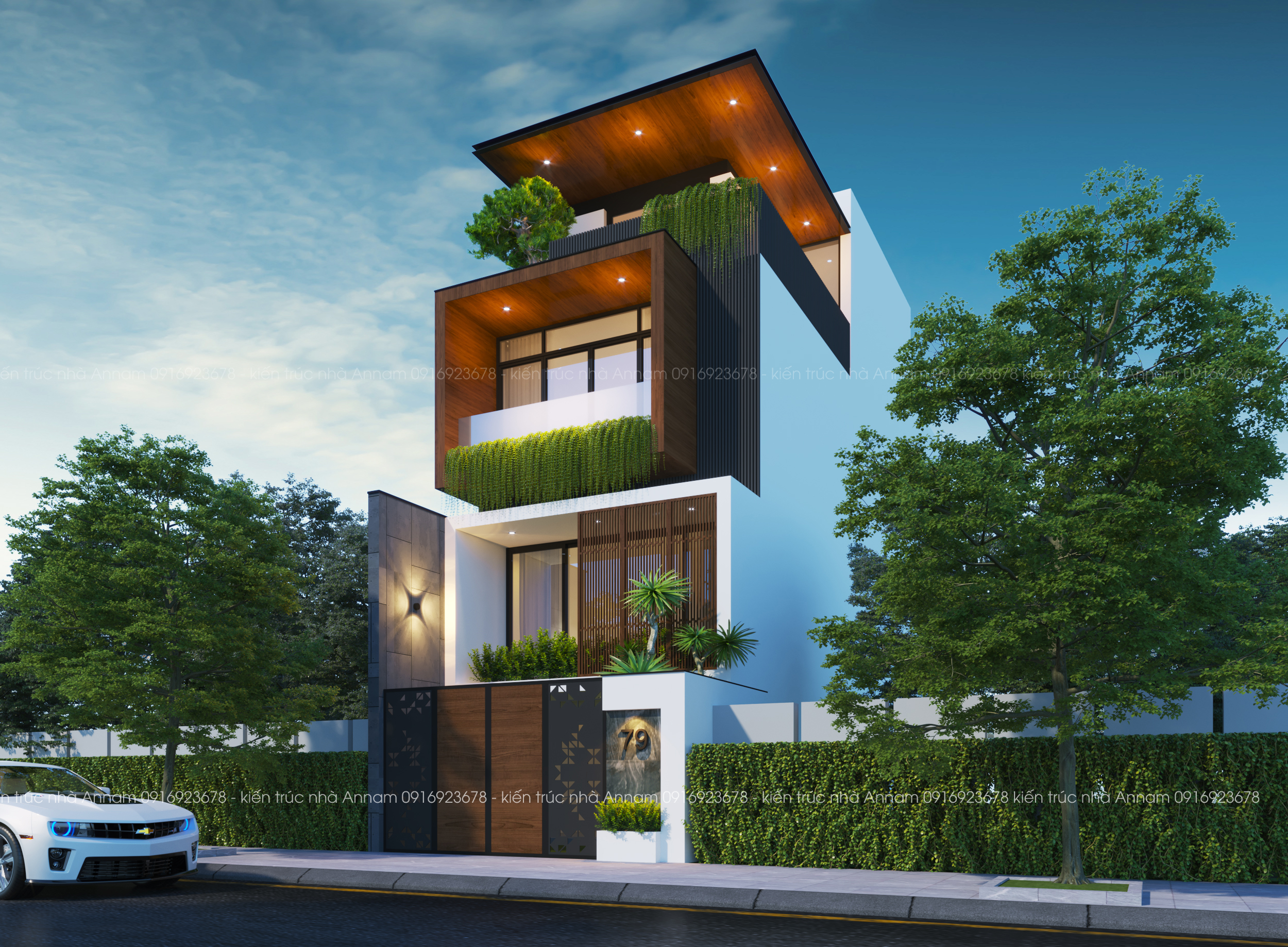 thiết kế Nhà Mặt Phố 3 tầng tại Đà Nẵng N house 0 1555265735