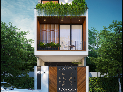 Thiết kế Nhà Mặt Phố tại Đà Nẵng NH HOUSE