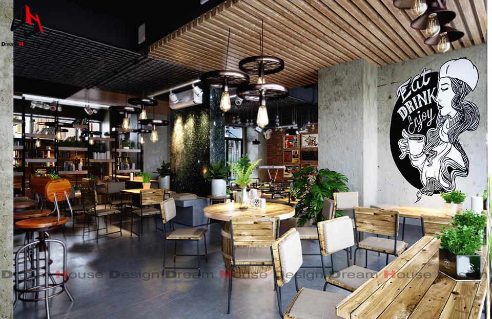 thiết kế nội thất Cafe tại Hà Nội LA MEMORIA CAFE 0 1555488536