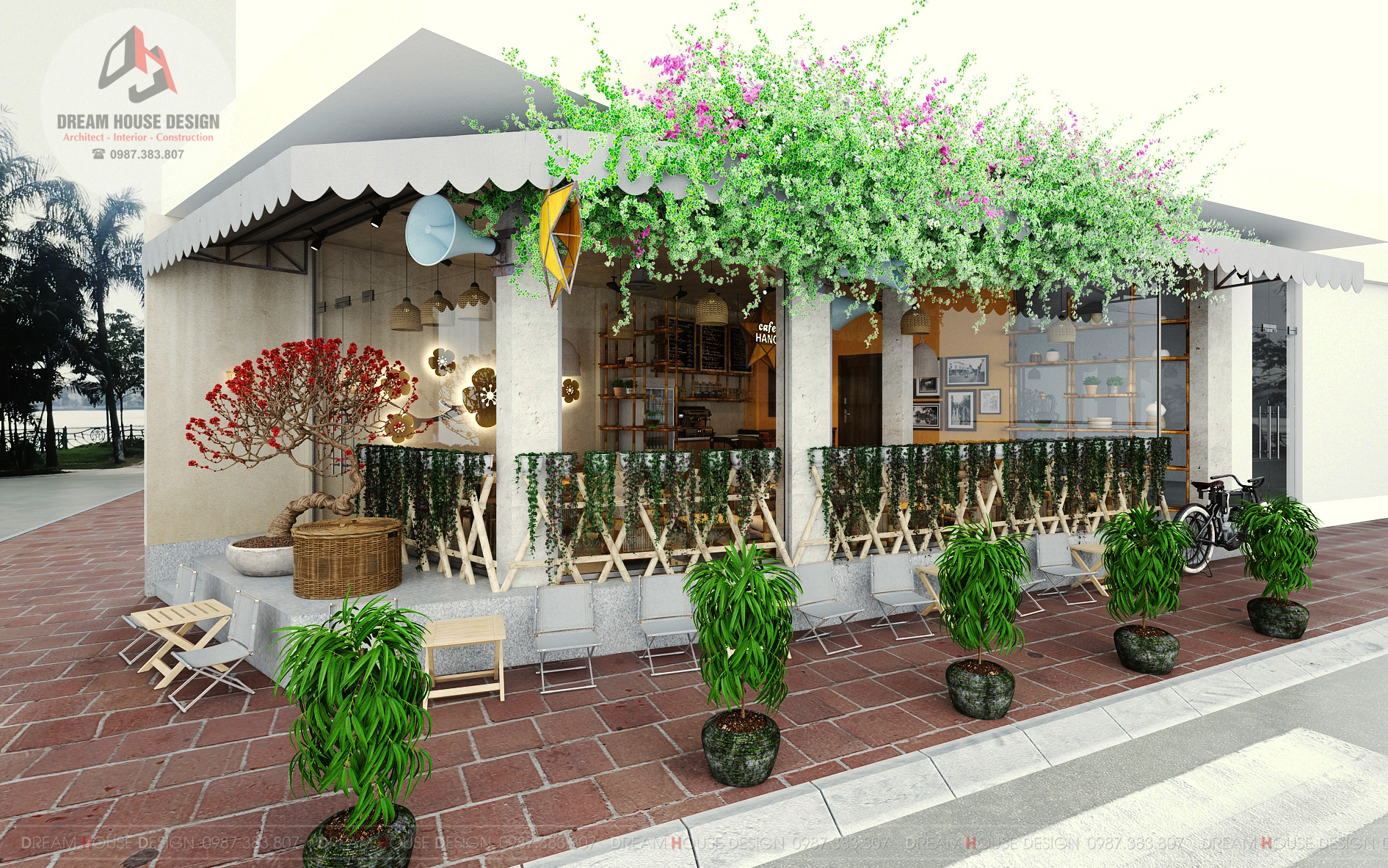thiết kế nội thất Cafe tại Hà Nội CÀ PHÊ HÀ NỘI 4 1554695652