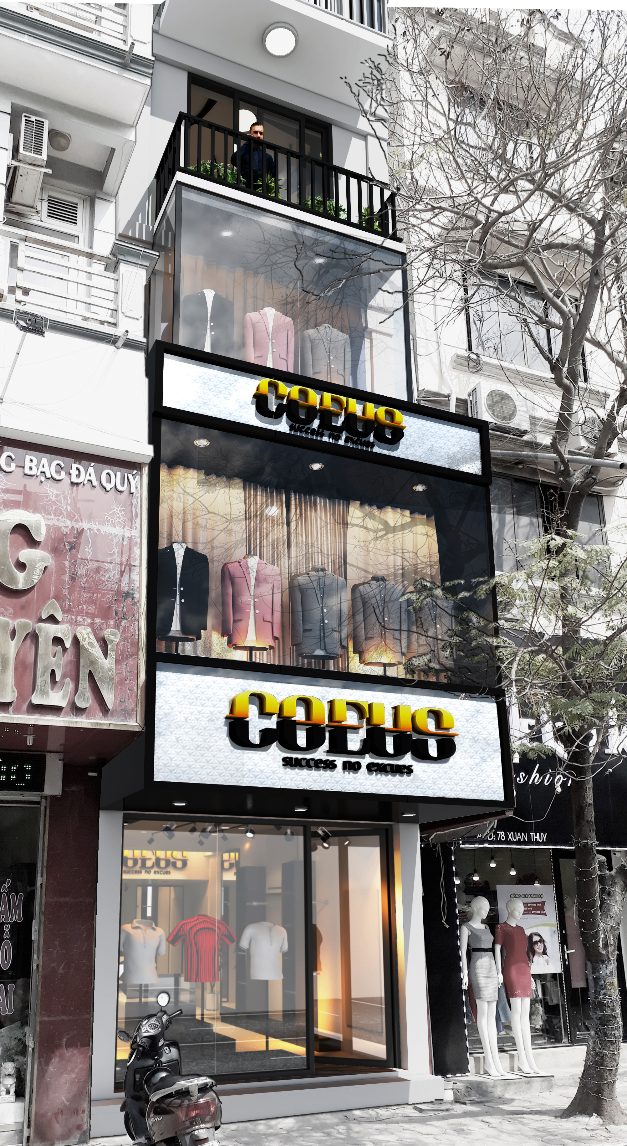 thiết kế nội thất Shop tại Hà Nội SHOP COEUS 18 1558585719