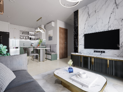 Thiết kế nội thất Chung Cư tại Hà Nội Lens house