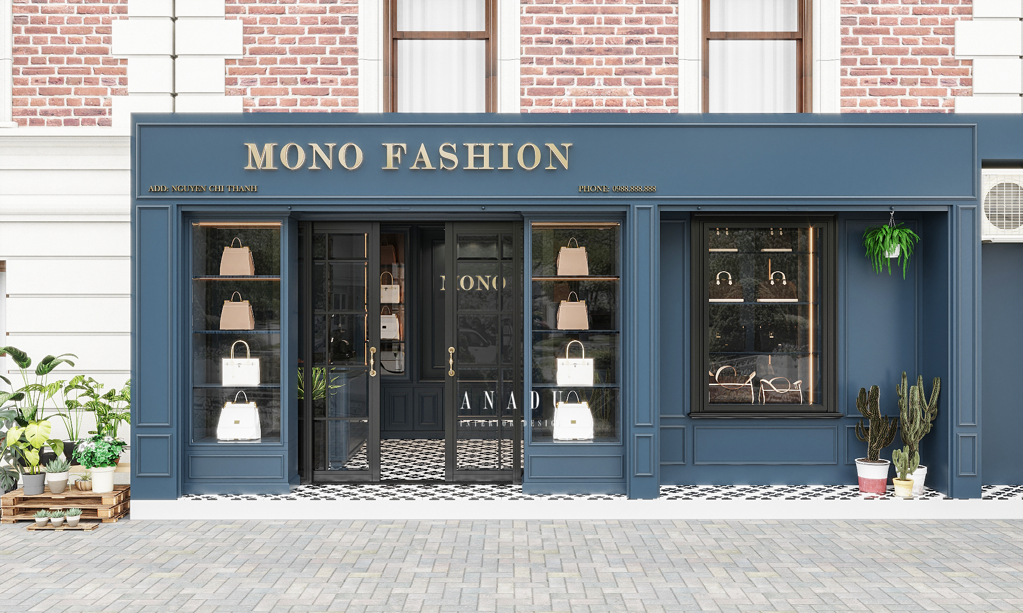Thiết kế nội thất Shop tại Hà Nội Store - Mono Fashion 1669316848 0