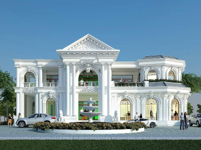 Thiết kế Biệt Thự tại Tiền Giang Biệt thự đình vân - Tiền giang