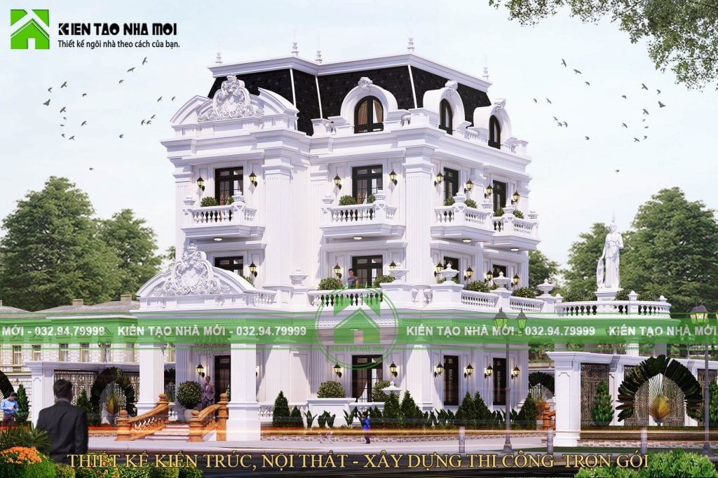 Thiết kế Biệt Thự tại Quảng Ninh THIẾT KẾ BIỆT THỰ 3 TẦNG TINH TẾ, SANG TRỌNG 1586583329 2