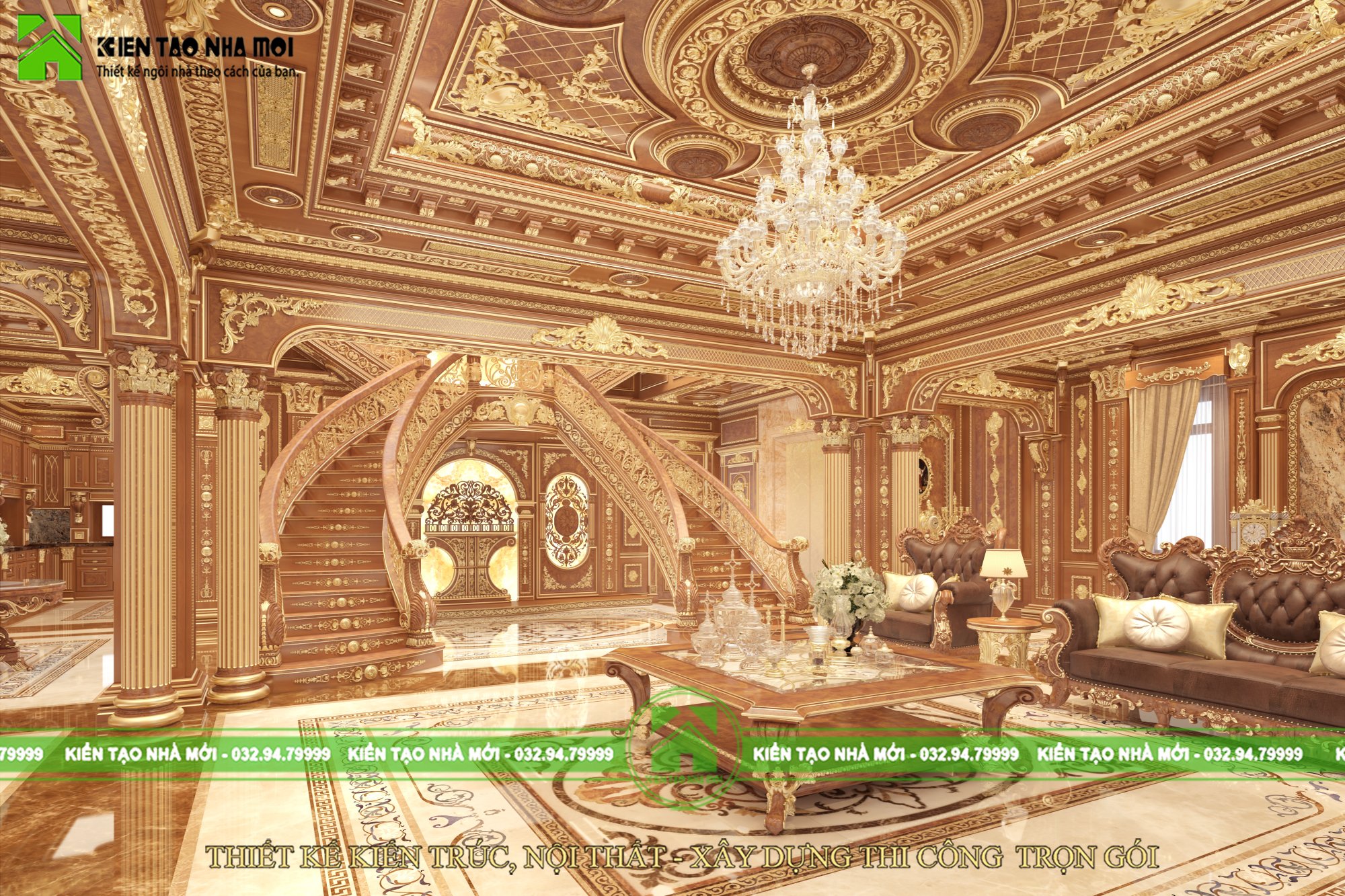 Thiết kế nội thất Biệt Thự tại Lâm Đồng THIẾT KẾ NỘI THẤT LÂU ĐÀI CỔ ĐIỂN ĐẸP, ẤN TƯỢNG TẠI ĐÀ LẠT NT1857 1589895550 4