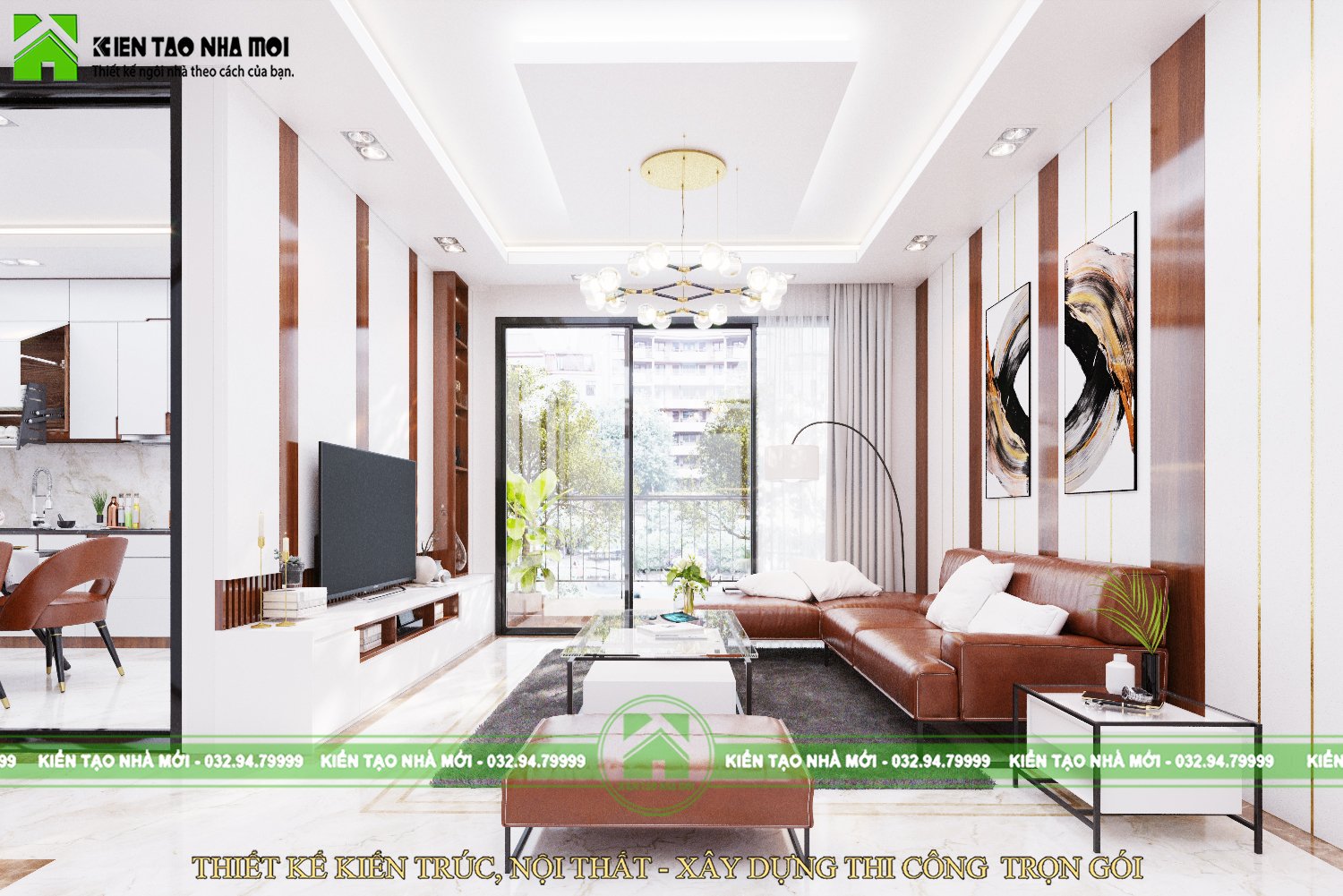 Thiết kế nội thất Biệt Thự tại Thái Nguyên Thiết kế nội thất nhà ở gia đình hiện đại tại Thái Nguyên 1587915120 2