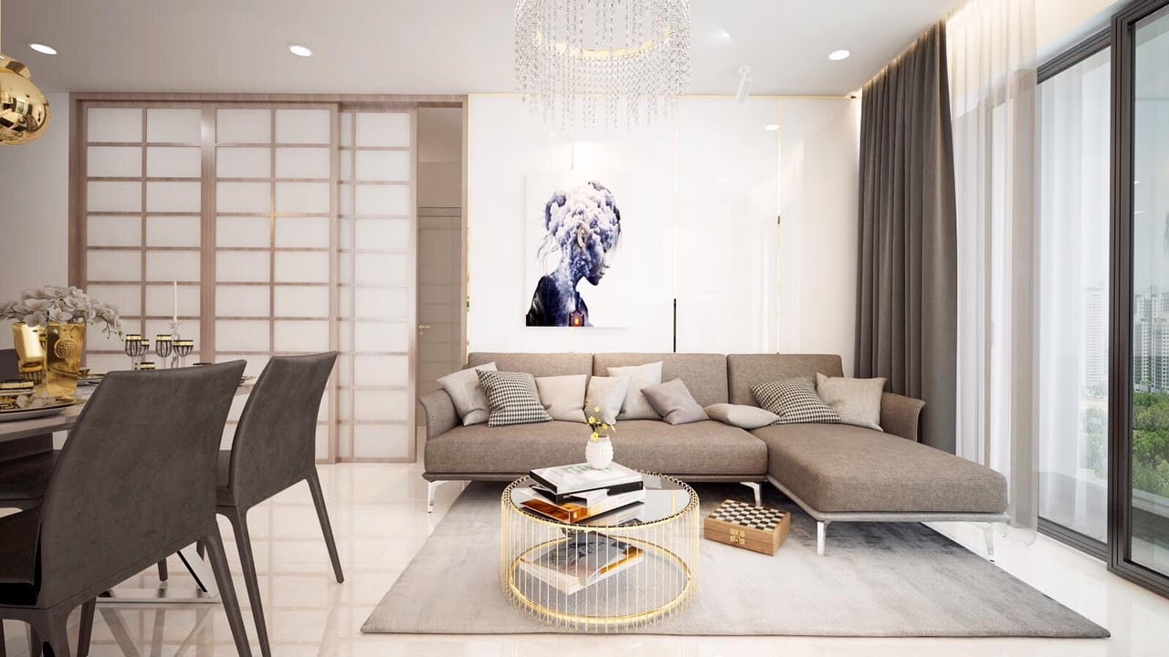 thiết kế Nội thất Chung Cư Vin Home Bason33