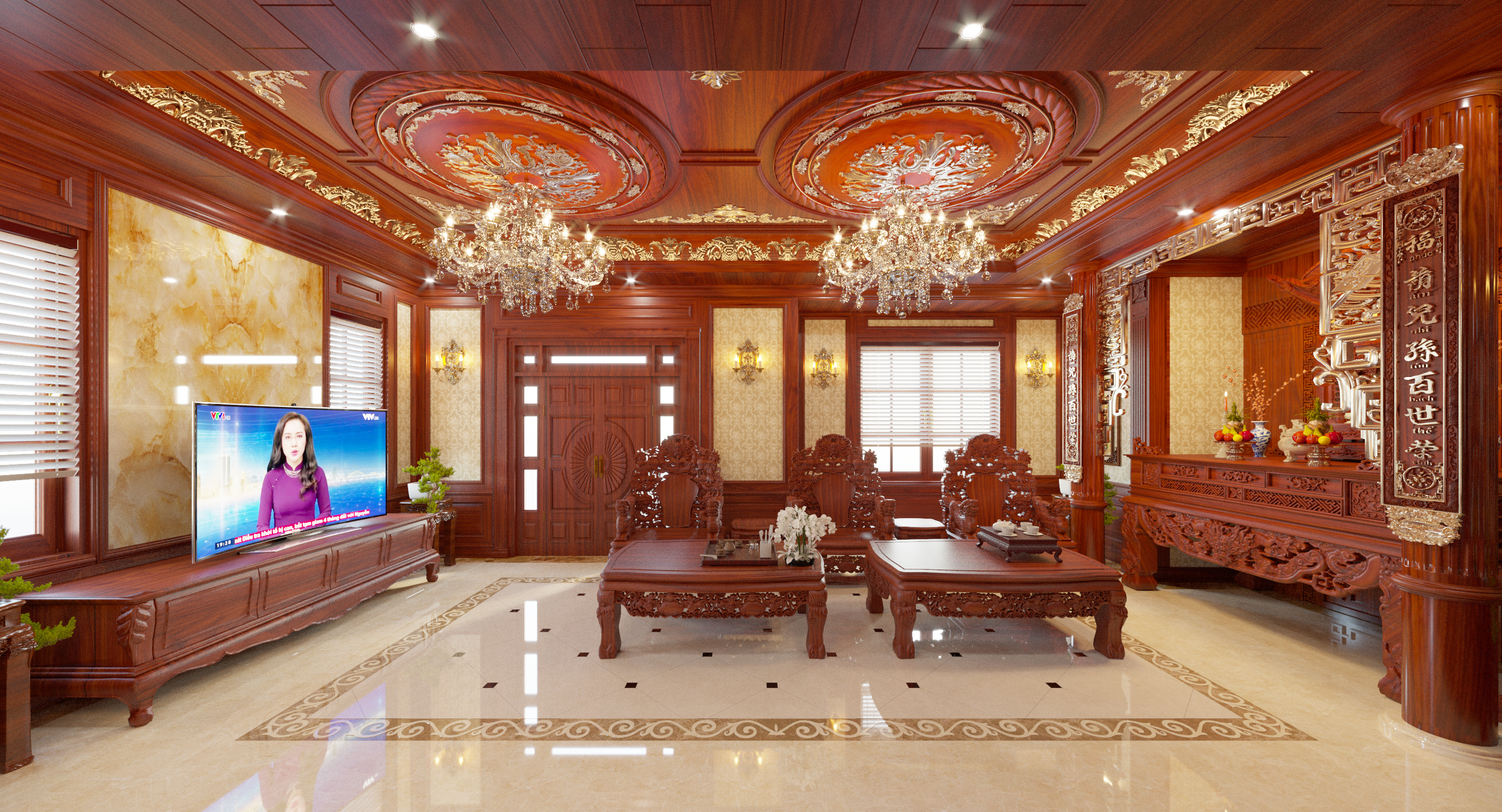 Thiết kế nội thất Biệt Thự tại Bắc Ninh Nội Thất Anh Thanh - Bắc Ninh 1628407454 0