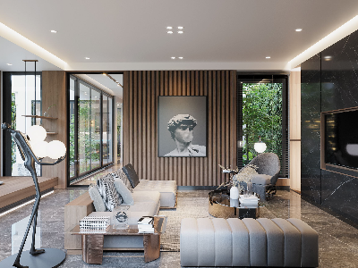 Thiết kế nội thất Biệt Thự tại Hà Nội Mr Long's House