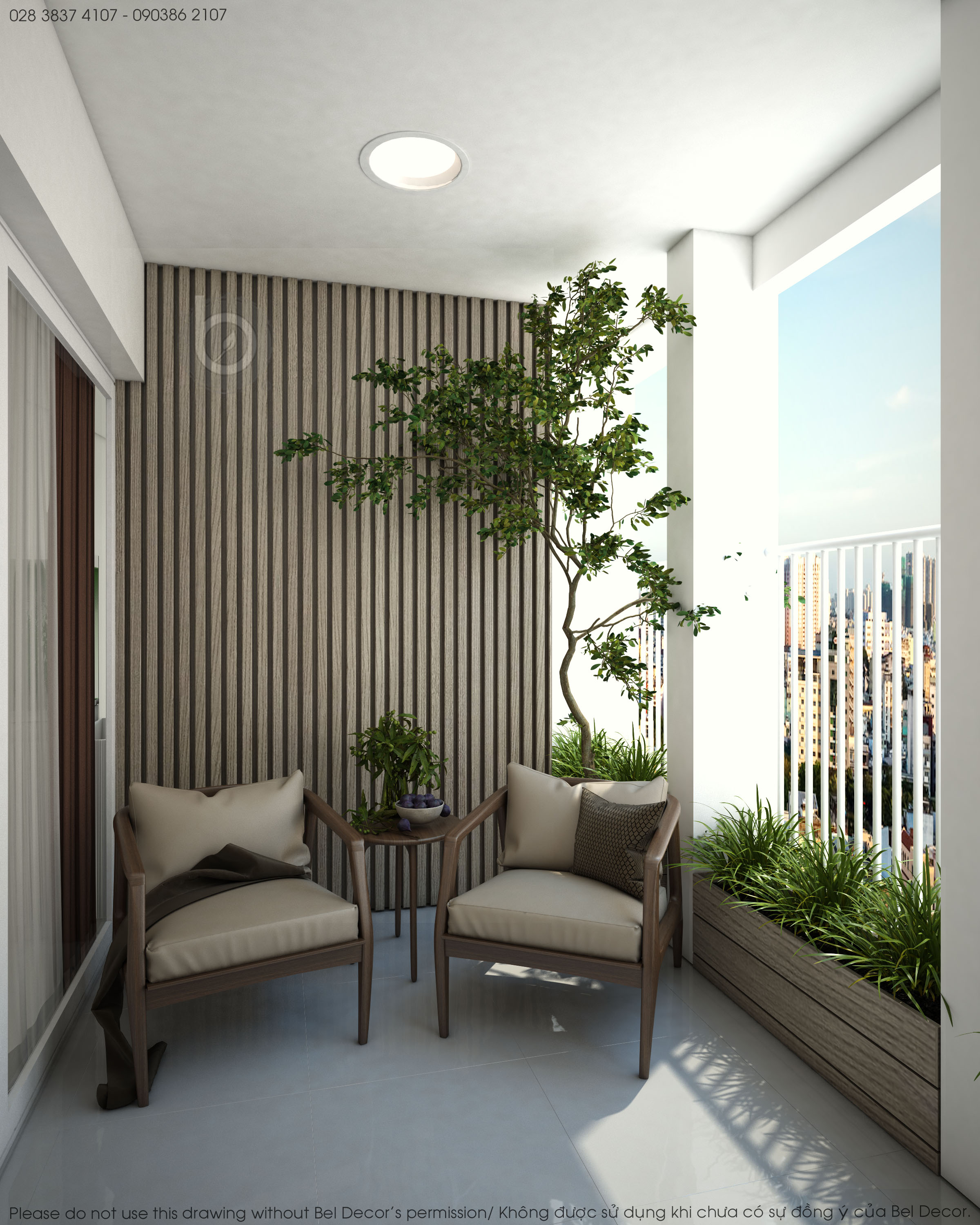 thiết kế nội thất chung cư tại Hồ Chí Minh Thiết kế nội - ngoại thất Penthouse HO17129 0 1537428039