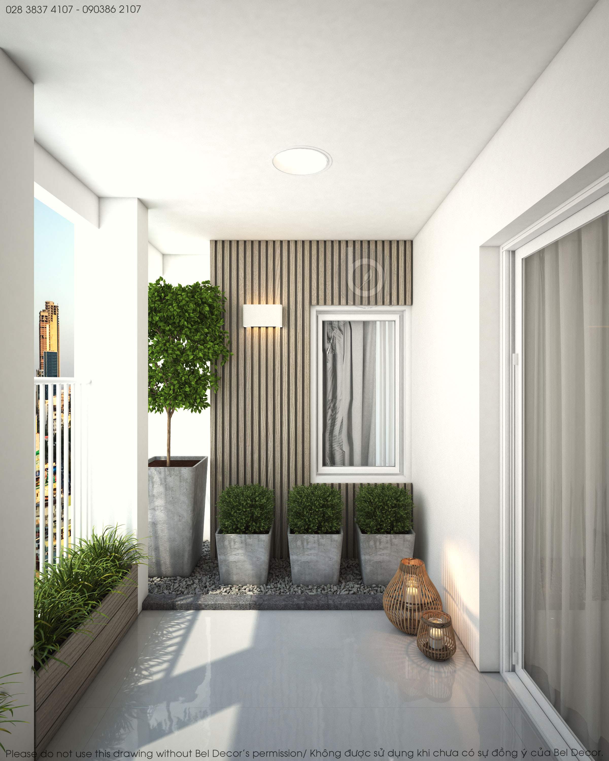 thiết kế nội thất chung cư tại Hồ Chí Minh Thiết kế nội - ngoại thất Penthouse HO17129 1 1537428038