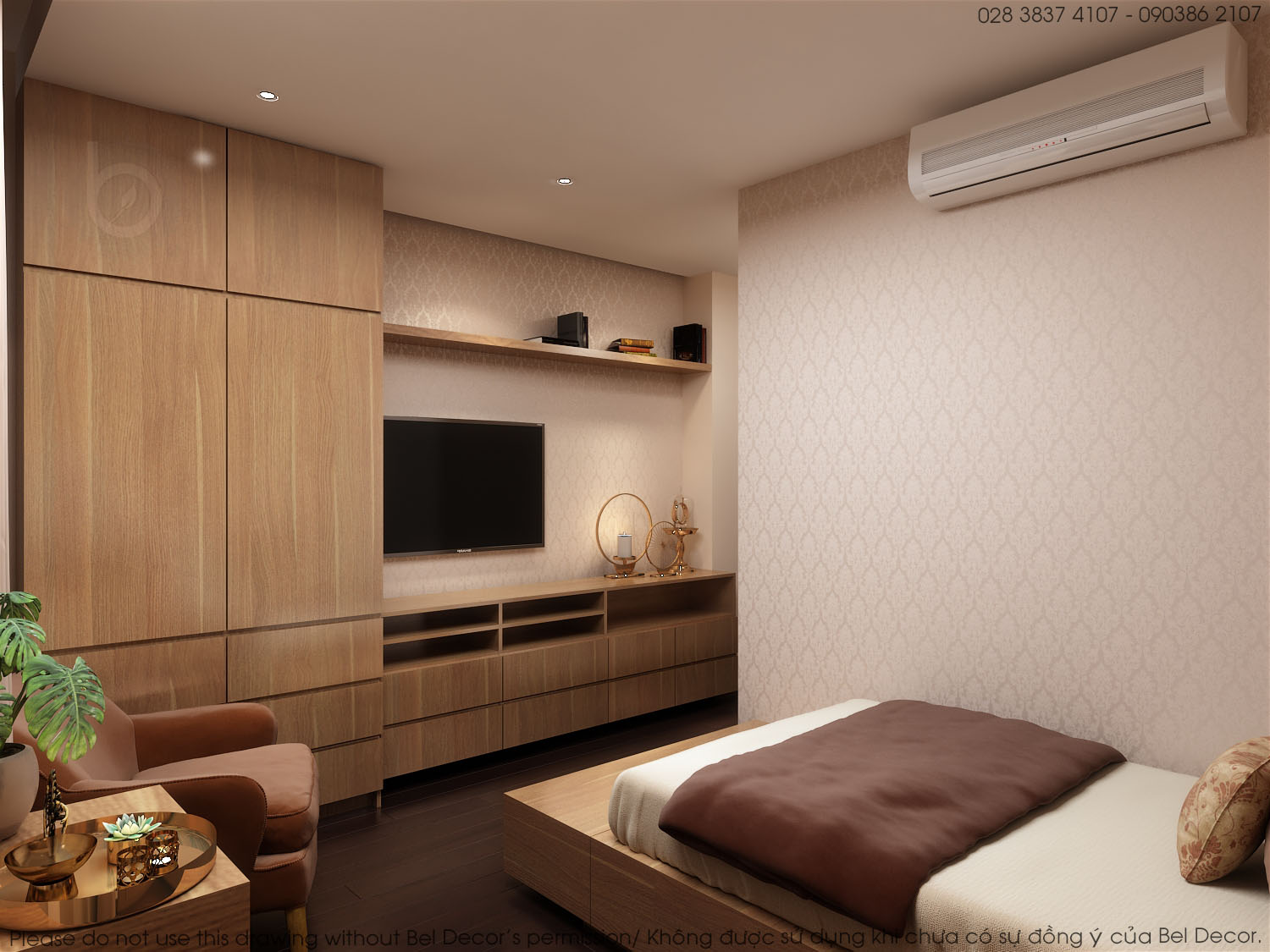 thiết kế nội thất chung cư tại Hồ Chí Minh Thiết kế nội - ngoại thất Penthouse HO17129 14 1537428029