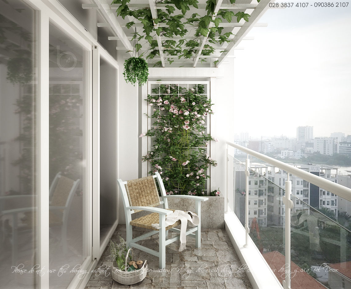 thiết kế nội thất chung cư tại Hồ Chí Minh Thiết kế nội - ngoại thất căn hộ HO1872 3 1548216643