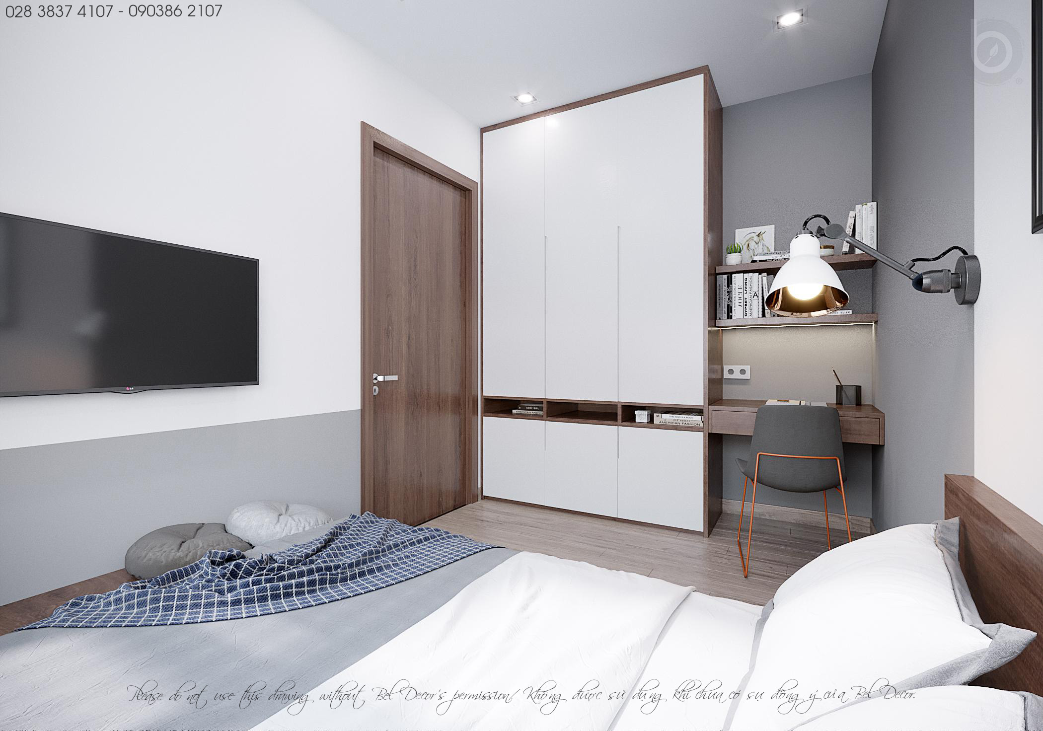 thiết kế nội thất chung cư tại Hồ Chí Minh THIẾT KẾ NỘI THẤT CĂN HỘ (HO1866) 7 1562656249