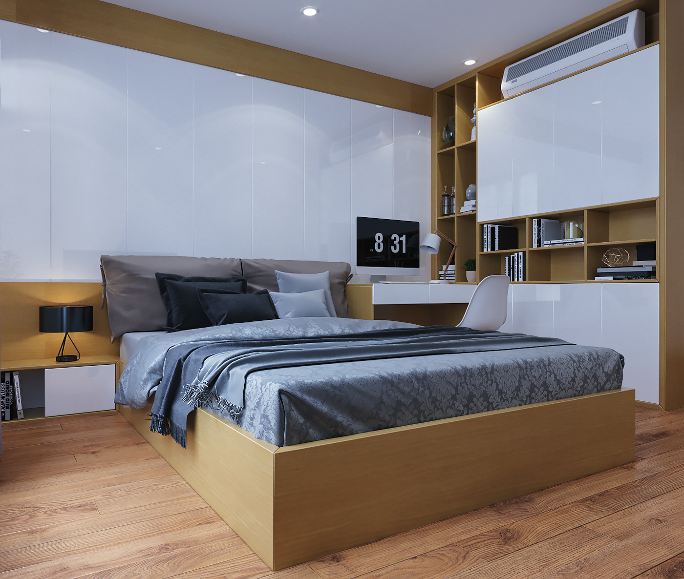thiết kế nội thất chung cư tại Hà Nội Thiết kế nội thất căn hộ E4 0 1537930130