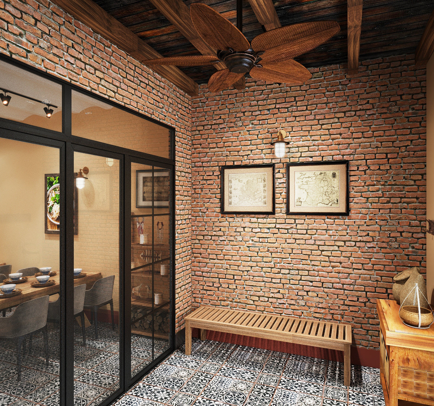 thiết kế nội thất Nhà Hàng tại Hồ Chí Minh Pho restaurant 6 1535342438