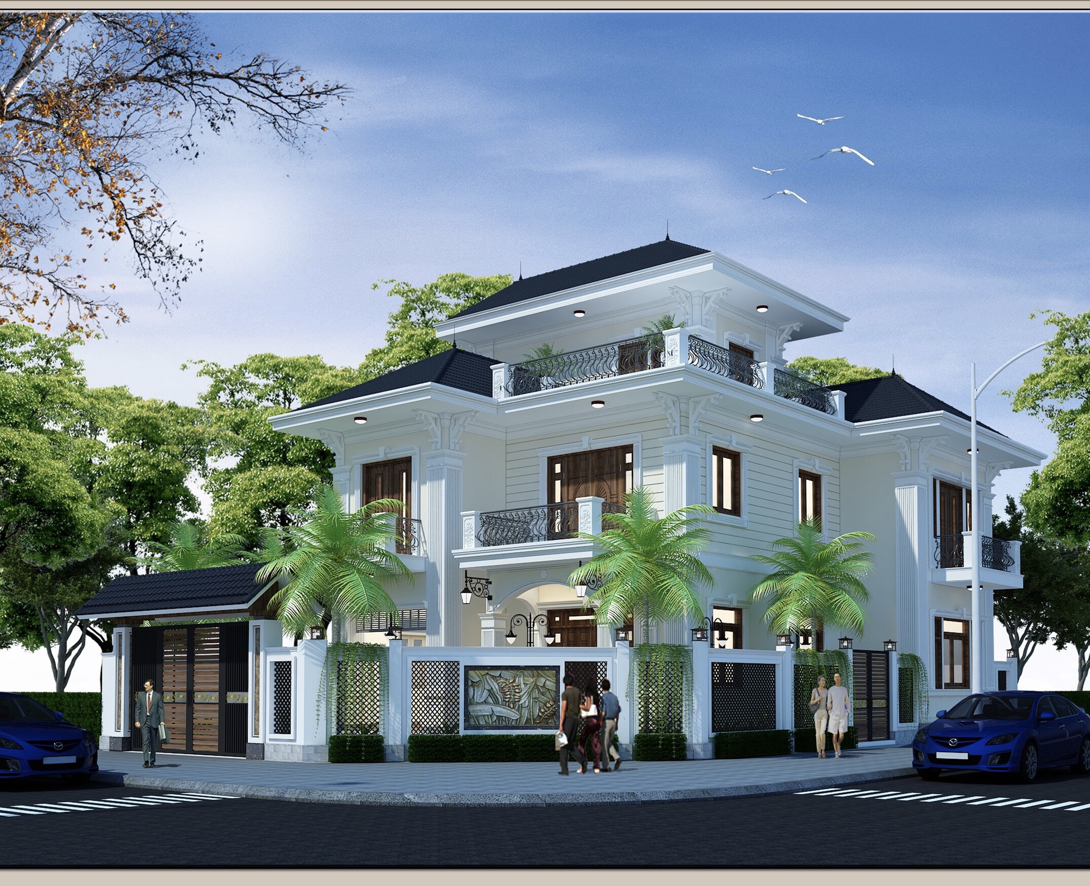 Biệt thự 2 tầng đất lô góc 1 1548720848