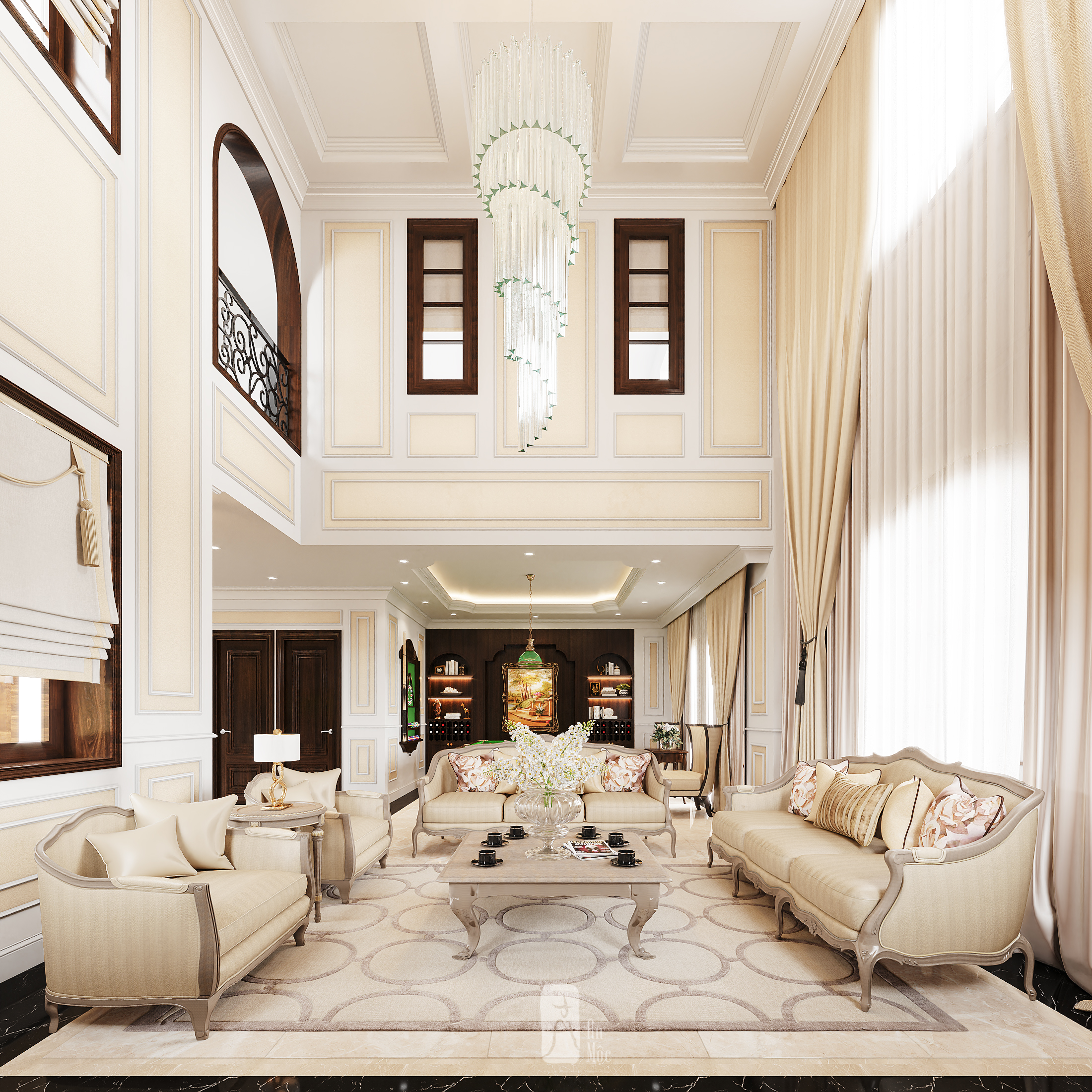 Thiết kế nội thất Biệt Thự tại Hà Nội BIỆT THỰ NAM AN KHANH 1595072586 1