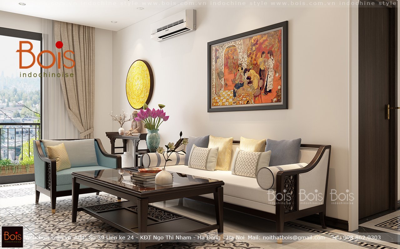 Thiết kế nội thất Chung Cư tại Hà Nội Nội thất chung cư Vinhomes Ocean Park căn hộ 3 phòng ngủ tòa S1 07 1595844443 2
