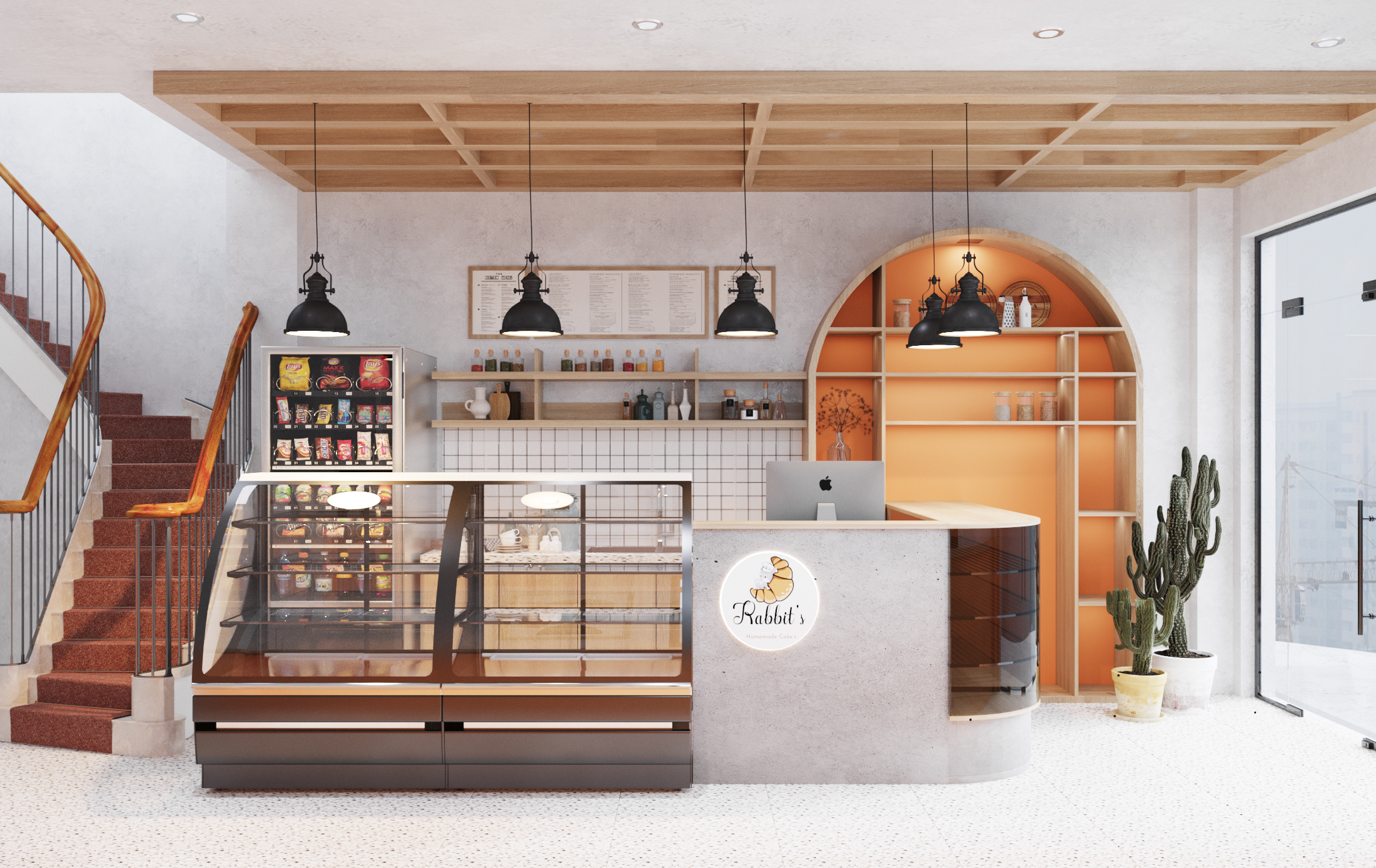 Thiết kế nội thất Shop tại Hà Nội cửa hàng bánh 1608991051 6
