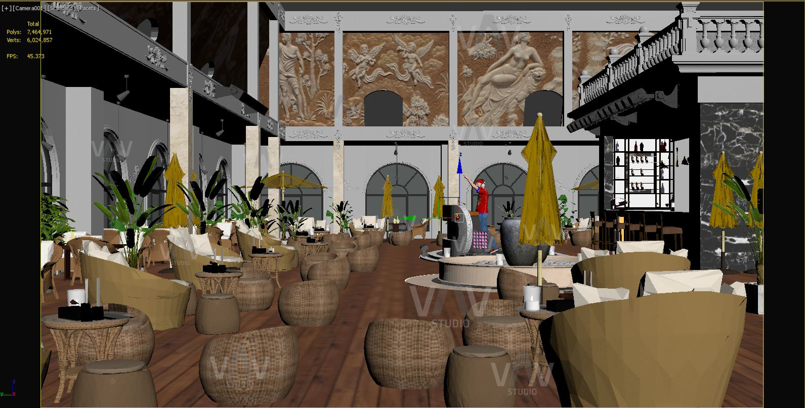 Thiết kế Khách Sạn tại Nghệ An Diễn họa 3D khách sạn Minh Phú 1607794936 5