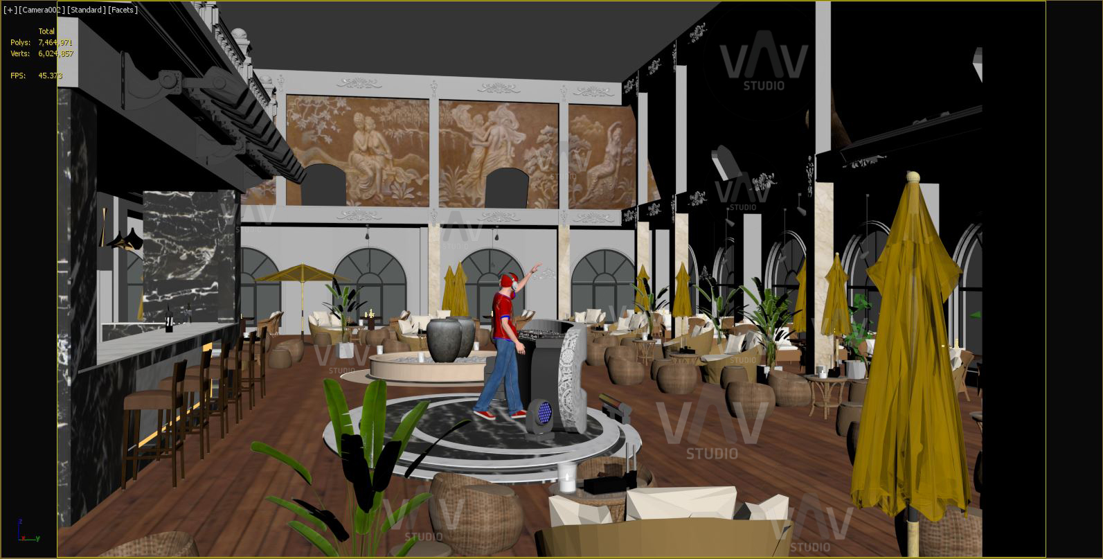 Thiết kế Khách Sạn tại Nghệ An Diễn họa 3D khách sạn Minh Phú 1607794936 6