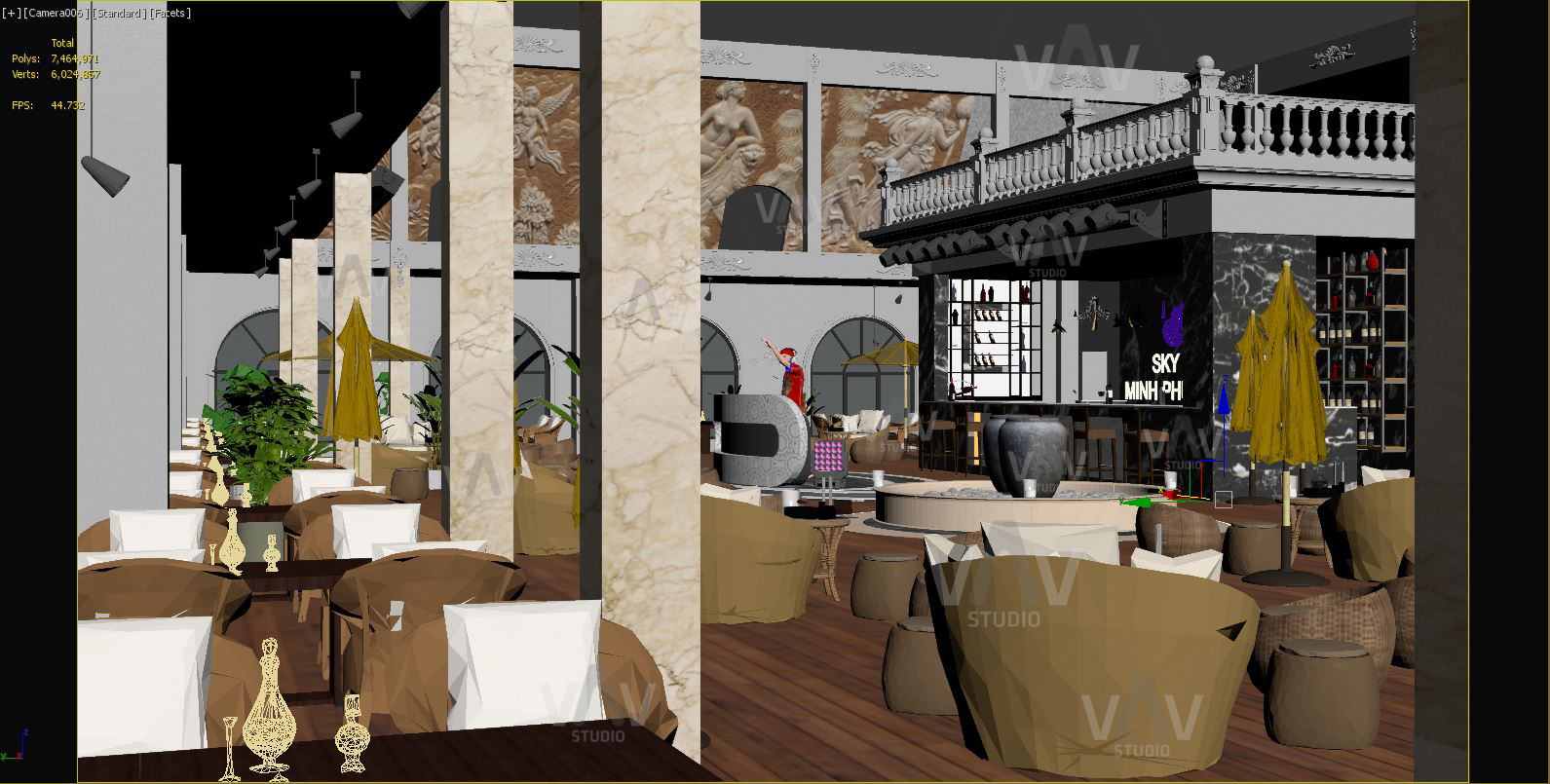 Thiết kế Khách Sạn tại Nghệ An Diễn họa 3D khách sạn Minh Phú 1607794937 10