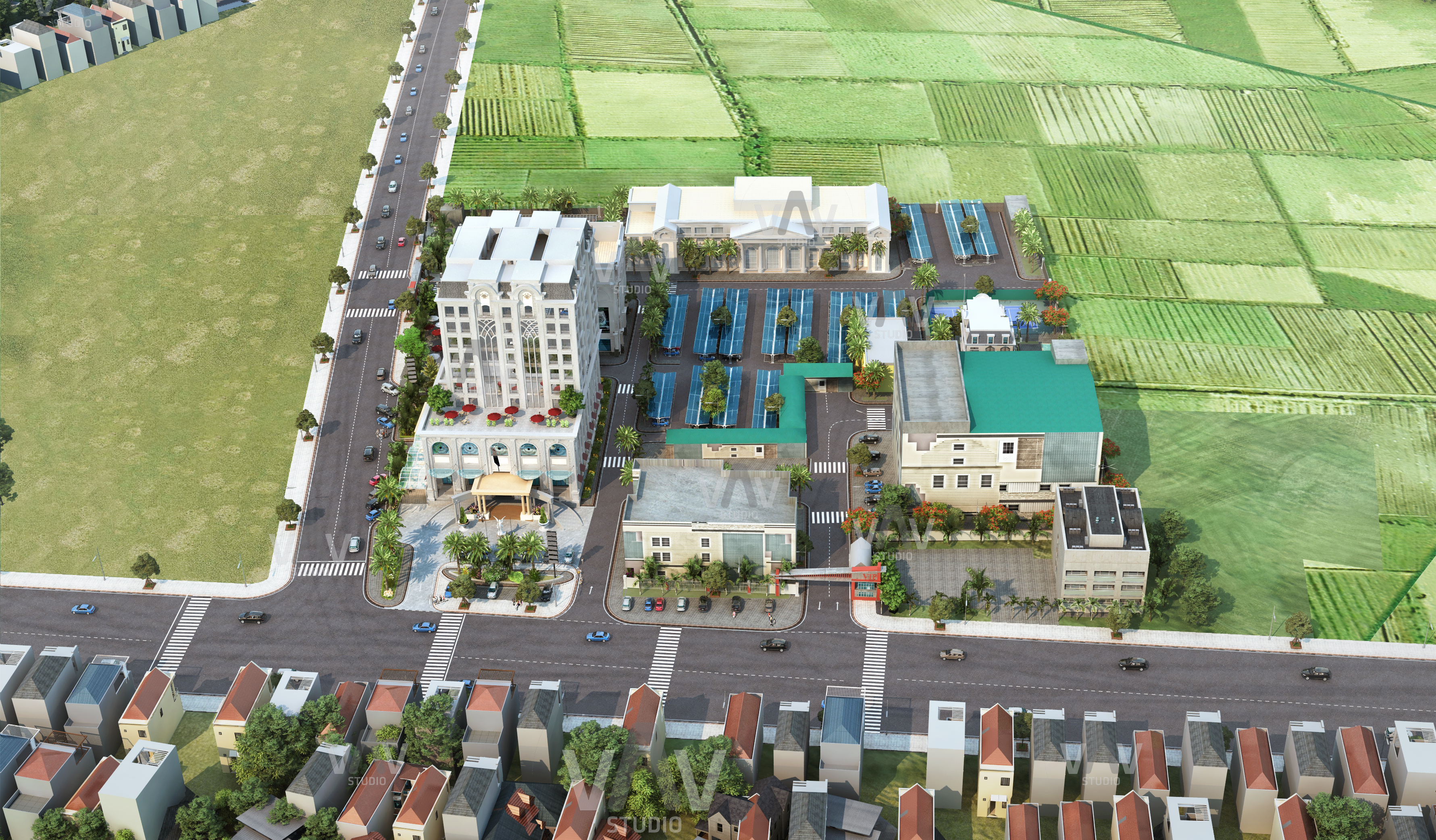 Thiết kế Khách Sạn tại Nghệ An Diễn họa 3D khách sạn Minh Phú 1607794938 4