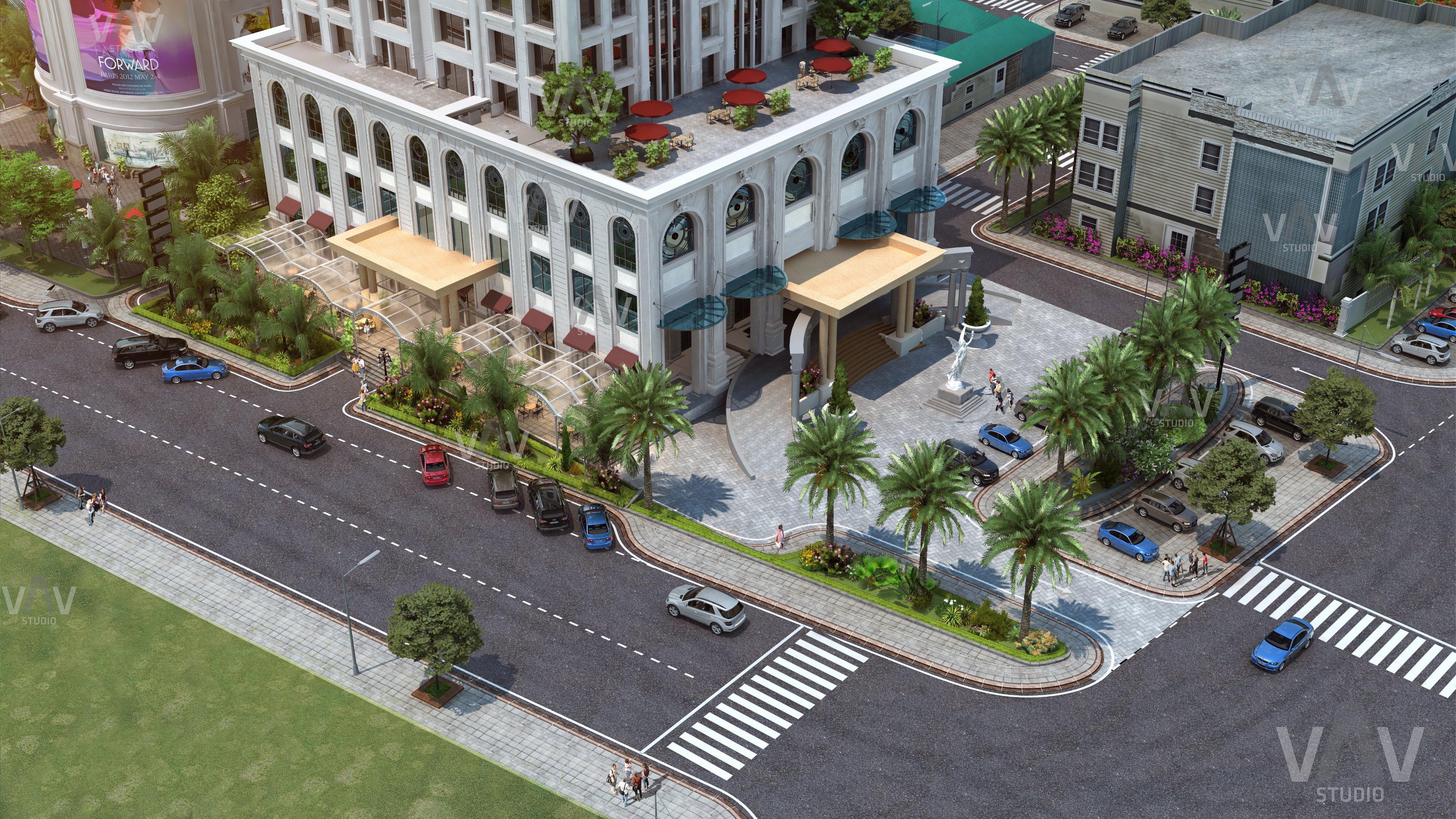 Thiết kế Khách Sạn tại Nghệ An Diễn họa 3D khách sạn Minh Phú 1607794939 0